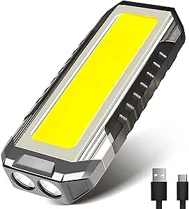 Led Work Light, Portable Magnetic light, 1000 Lumens COB Work Light with Magnetic Base & Hanging Hook,7 Modes, Flashlight for Car Repair Grill Camping Hiking Emergency - Amazon.com