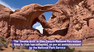 Utah's Famous 'Double Arch' Geological Formation Collapses