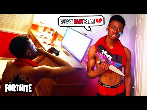 Addicted Kid CRIES because Fortnite Girlfriend breaks up with him...