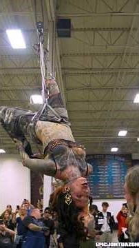 Single Knee Suspension by Verona Fink at the 2025 Northern Virginia Tattoo Festival #epicjontuazon