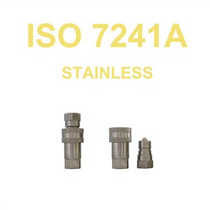 [Hot Item] Naiwo Quick Connector Stainless Quick Coupler 1/4 to 2 ISO 7241-1A Coupling