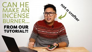 5K views · 20 reactions | Andrew Gunnarolla (not a crafter) loves testing our projects to see if they’re actually as easy as they seem. Today, he tests the Crafty Lumberjacks cozy DIY cabin incense home and well, you can decide for yourself how it came out. | HGTV Home | Facebook