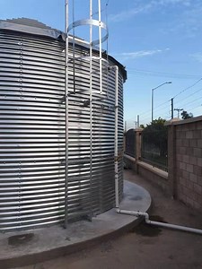 [Hot Item] Corrugated Round 30 Cubic Meter Water Tanks 100000 Litre Storage