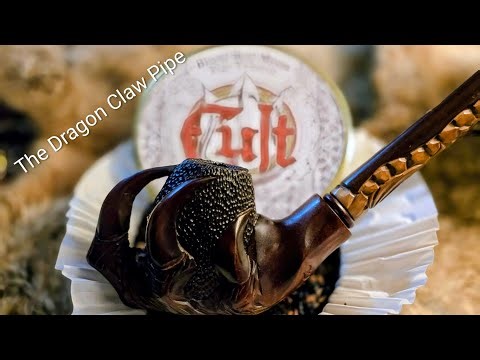 The Dragon Claw Pipe! With Cult Blood Red Moon Pipe Tobacco