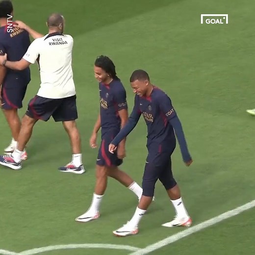 Kylian and Ethan Mbappe are perfecly in sync ♻️ #GOALAfricaVideo | GOAL Africa