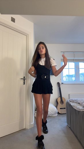 Daisy Watts in Scottish Uniform and Pantyhose
