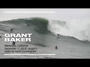 Grant Baker at Mavericks 3 - 2019 Ride of the Year Entry - WSL Big Wave Awards