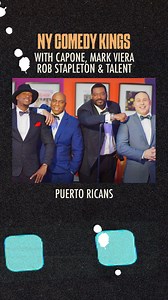 Puerto Ricans. The NY Comedy Kings featuring Capone "The Gangsta Of Comedy", Mark Viera, Rob Stapleton and Talent Da Comedian head to the Raleigh Improv this weekend, October 13-15! #jokes #comedy #standup #improvsixty #capone #markviera #robstapleton #talent #nycomedykings #newyork #raleigh | Improv Comedy Clubs