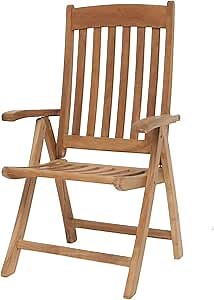 Amazonia Teak Belfast Position Chair, Brown