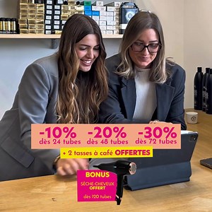 ☕ Petite pause-café au salon ? Oui, mais avec style ! 😍 48 tubes Generik ou BBHair achetés = -20 % 2 tasses BBHair OFFERTES ! Un café, de bonnes affaires… et une pause bien méritée ! Alors, qu’attendez-vous pour passer commande ? 👉 https://generik.fr/ | Generik Paris