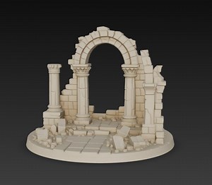 Antike Ruinen im STL-Format – 3D-druckbare Landschaft (STL-Datei) - Etsy.de