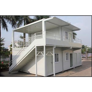 [Hot Item] Flat Pack Assemble 20FT 40FT Customized Two/Three Floors Prefab Container House for Office/Villa/Individual Home/Motor Hotel