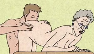 granny anal sex animation
