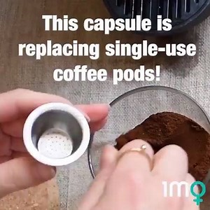 It works just like a single-use coffee pod, but is kinder on the planet! | 1 Million Women