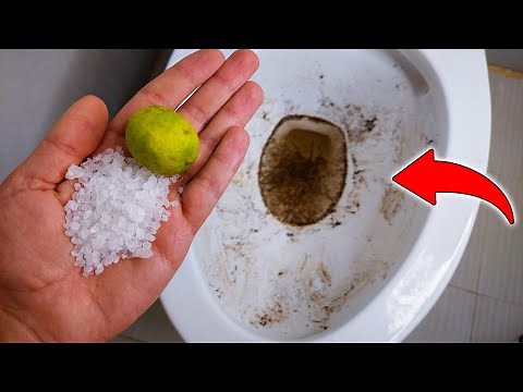 Say goodbye to toilet bowl filth forever with this lemon and salt hack | Toilet bowl cleaning hack