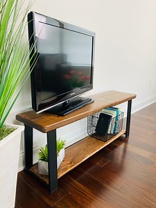 Rustic Farmhouse TV Stand Media Console - Handcrafted Entertainment Center - Etsy
