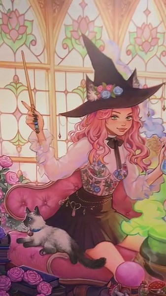 Beautiful Digital painting printed on a 30x40 White Matte Metal! Ordered by Ivy Dolamore!  #metalprints #digitalart #customprints #magicgirl | Artbeat Studios | Facebook