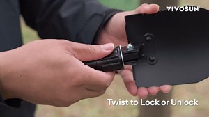 VIVOSUN Folding Camping Shovel, 18'' Survival Shovel, Portable Small Shovel with High Carbon Steel, Tactical Entrenching Tool for Hiking, Digging, Backpacking, Gardening, Off Road, Beach