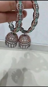 Jhumka bangles... #preorder #czstonejewellery #bangles #Jhn18Nv00th | Anjonika | Facebook