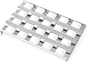 80707 BBQ Briquette Tray Assembly for Lynx Grills 24" 36" 42" Gas Grills Ceramic Heat Plate Replacement Parts for Sedona by Lynx L400, L600, L700 (Include BBQ Ceramic briquettes)