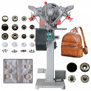 [Hot Item] Fast Attaching Speed Fully Automatic Plastic Snap Fastener Fixing Machine
