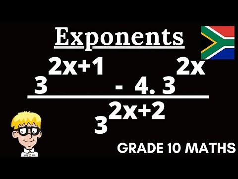 Exponents Grade 10: More than One Term