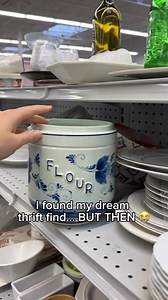 I searched every aisle and could not find it!! 😭 What would you do… BUY or BYE? #vintagefinds #thriftstorefinds #thrifting | Touch of Townsend