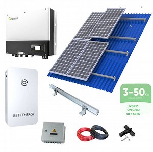 [Hot Item] Factory Solar System 5kw Komplet Power System for Home 4kVA Solar Energy System off Grid Solar Kit
