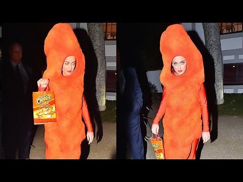 Katy Perry WINS With Flamin' Hot Cheeto Halloween Costume