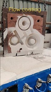foundry flow coating process