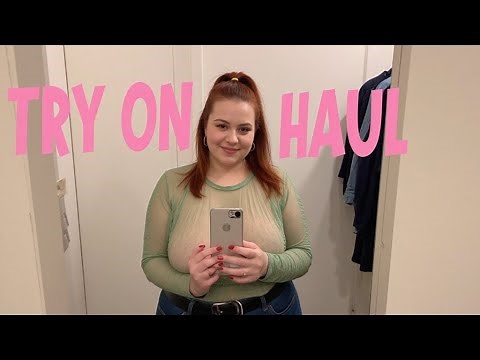 [4K] TRY ON HAUL LINGERIE | See Through Lingerie | No Bra transparent clothes