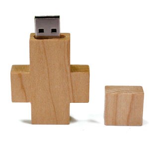 [Hot Item] Wooden Cross Shape USB Flash Drive USB Flash Disk USB Drive USB Driver USB Disk USB Stick with Promotional Gift Memory Stick USB Flash Memory