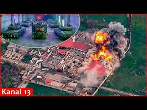 Ukrainian HIMARS hits Russian weapons depot, while drones destroys remaining tanks, armored vehicles
