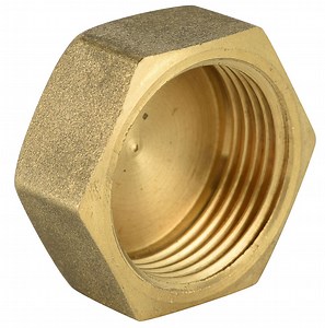 [Hot Item] Compression Female Threads Pipe End Cap Brass Hex Head End Stop Fitting for Air Gas Water Pipe Line