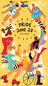 Today marks the anniversary of the Stonewall Uprising, a catalyst for the gay rights movement in the US, so we tapped Ana Jaks (she/her) to create this beautiful illustration to help commemorate. “June 28 is an ode to those who fought so powerfully to allow this community to live and love and be our authentic selves without fear of arrest. This is a celebration of that authenticity—it’s bold, bright, colourful, joyous, and queer.” —@ana.jaks We love our Sephora community, and we are excited to h
