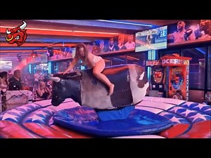 NO-45 crazy bullrding Mechanical Bullrding for Women’s #bullrun #bullriding #rodeo #viral #arena