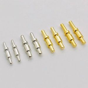 [Hot Item] Electric Control Socket Crown Spring Female Hole Connector Waterproof Terminal Soldering Wire Copper Contact Socket Mill Max Pogo Pin