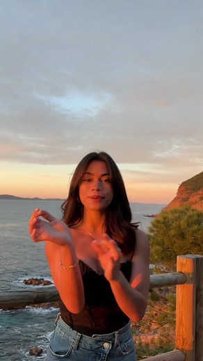 Coastal Sunset Dance: Expressive Movements Connection