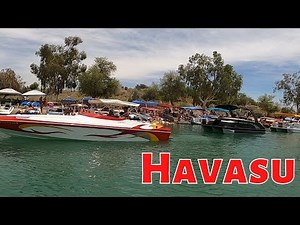 Lake Havasu Channel Party! London Bridge, Cliff Jumping and More! It's Too Dang Hot to Ride SXS