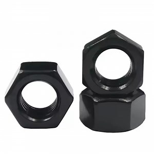 [Hot Item] Stainless Steel Hex Nuts Black High Strength Hexagon Nut