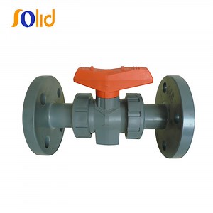 [Hot Item] Pn16 Plastic PVC Flange Water Ball Valve Handle