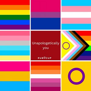  Happy Pride Month!  Periods have no gender, and menstrual health should be accessible to everyone, period. Join us in breaking the stigma and making menstrual care accessible for everyone. Celebrate pride with comfort, confidence, and sustainability. Get your Ruby Cup today and be part of the change! 勺 #PrideMonth #InclusivePeriods #PeriodsHaveNoGender #SustainableMenstrualCare #RubyCup #MenstrualHealthForAll | Ruby Cup | Facebook