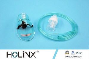 [Hot Item] China Supplier PVC Sterilized Disposable Nebulizer Mask with Oxygen Tubes
