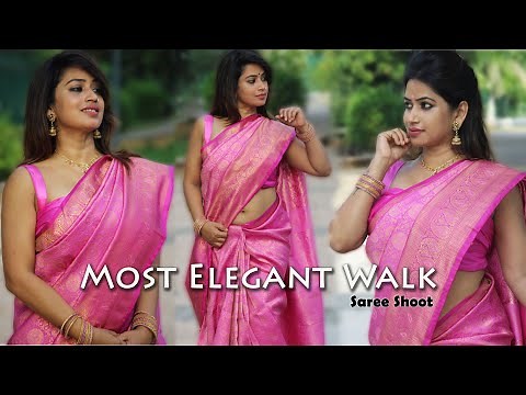 Megha The Rain Presents: Saree Fashion (shoot-24)in gorgeous & hot pink Banarasi saree| sareelover |