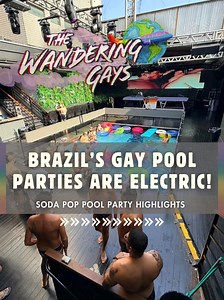 Brazil's Gay Bear & Daddies Pool Party in São Paulo