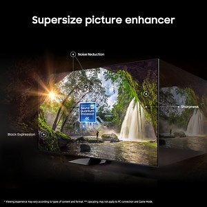 AI optimizes upscaling, noise reduction, sharpness boost and black enhancement techniques for superior picture quality with supersize picture enhancer. To Learn More: http://spr.ly/6187uLR1t #QLED | Samsung Ethiopia