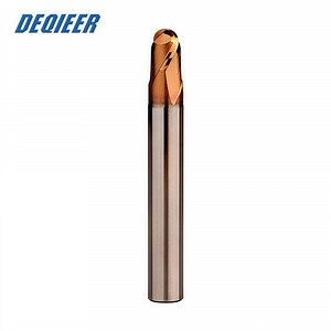 [Hot Item] CNC HRC70 Power Hand Durable Spiral Solid Carbide Hardware Ball Nose End Mill Machine Milling Cutting Tools