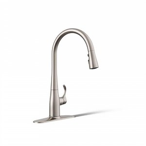 Reviews for KOHLER Simplice Single-Handle Pull-Down Sprayer Kitchen Faucet with DockNetik and Sweep Spray in Vibrant Stainless | Pg 5 - The Home Depot
