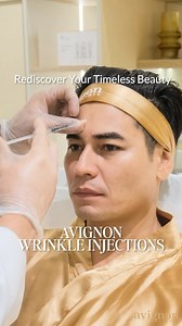 Upper Face Rejuvenation Wrinkle Injection on the Upper Face includes the areas on the forehead, Crows Feet (around the eyes) and the Glabella (the double or triple vertical lines between the eyes). These smoothens the folds and creases on these three areas of concern. These dynamic lines appear when we smile, frown and raise our brows. Try it on the mirror now. When left untreated, these lines might become permanent, go deeper and longer. Avignon Wrinkle Injections is a quick procedure that has 