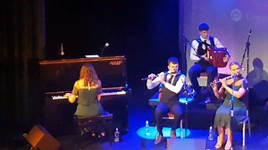 Saturday evening in Ballybunion at the Tintean theatre with the 2022 ceili band as part of the Kerry fleadh in Ballybunion. | Ballybunion Prints Beach